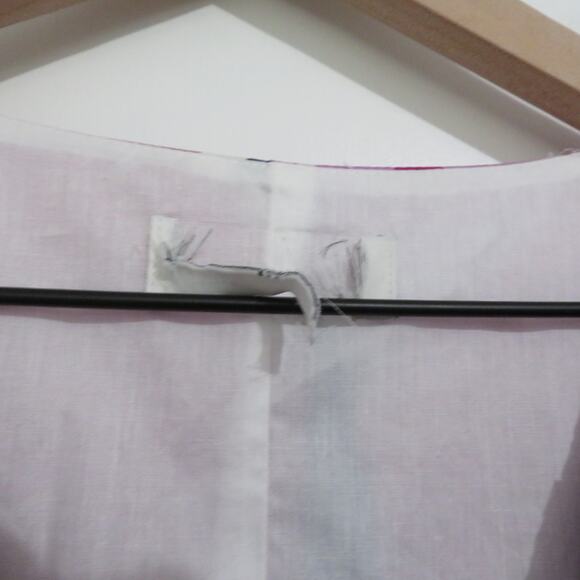 Banana Republic Small Purple Floral Midi Dress Poplin - Picture 7 of 7